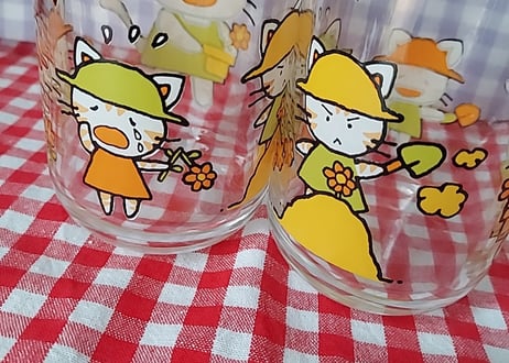 佐々木ガラス・猫ちゃんのグラス🐱