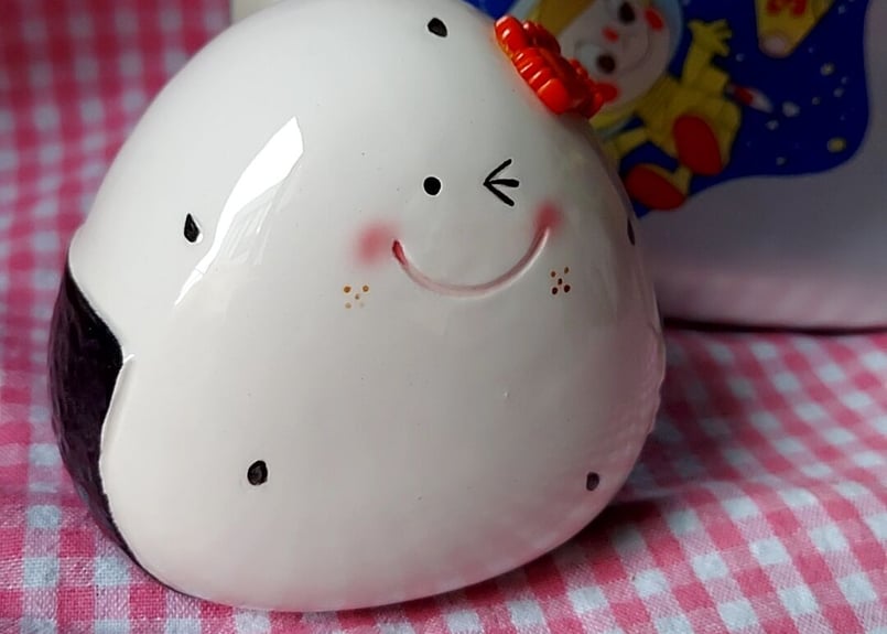 ファンシーなおむすび🍙貯金箱 | あんちーくKIDAN STORE