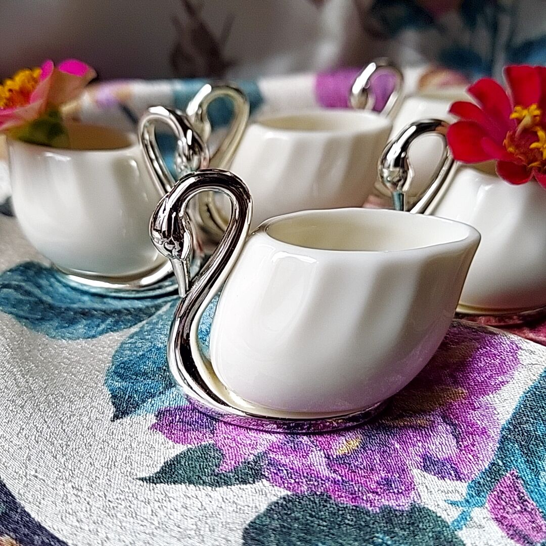 スワン🦢ミルクピッチャー | あんちーくKIDAN STORE