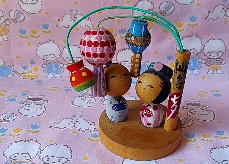 仙台七夕まつり🎋お土産こけし | あんちーくKIDAN STORE