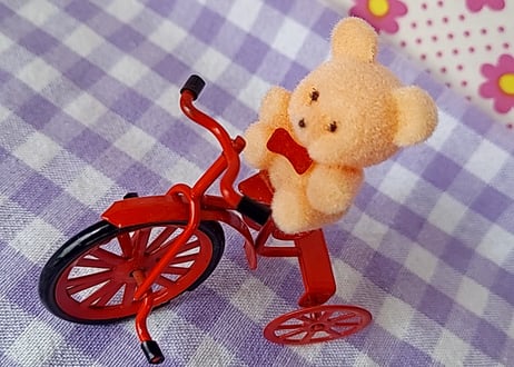 小さなくまのアイアン三輪車🧸