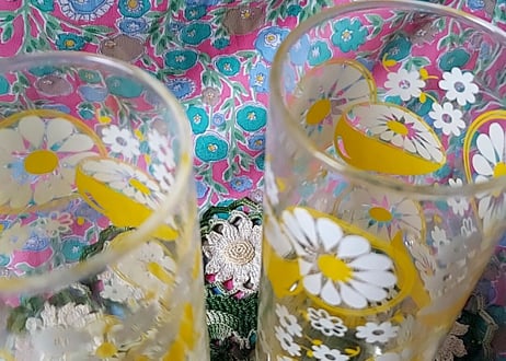 安定のレモン柄🍋ゾンビグラス