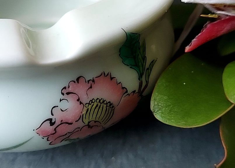 昭和46年✩.*˚パチ物グリコ、九谷灰皿 | あんちーくKIDAN STORE