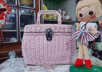 昭和40年代🩷ᩚベビーピンクのミニバスケット