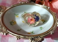 1970´s✨お花入りルーサイトリング