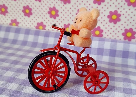 小さなくまのアイアン三輪車🧸