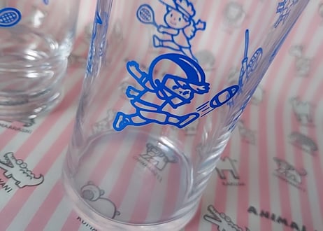 雪印×アデリア❄スポーツのノベルティグラス