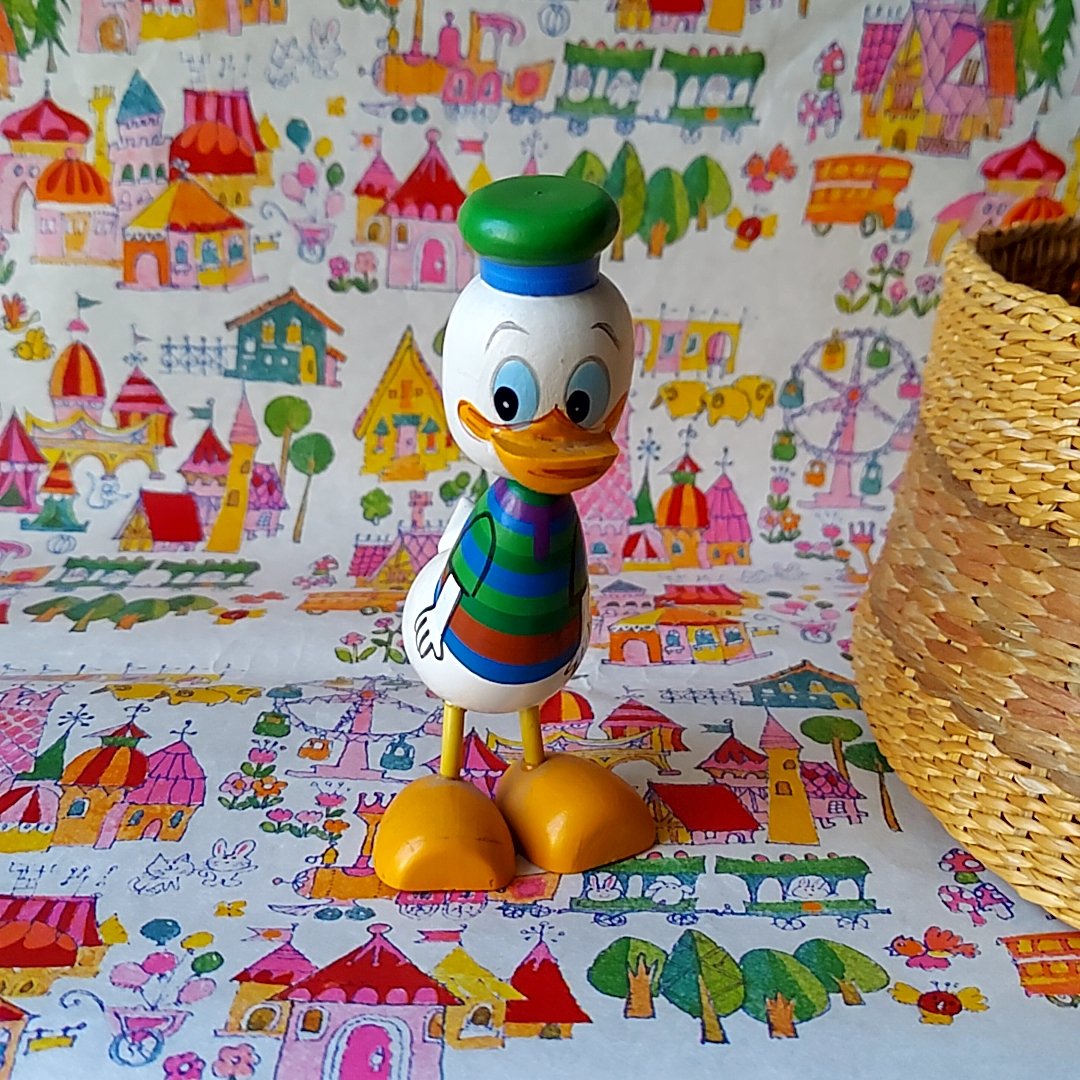 ディズニーまんがこけし「ディズニーの城」昭和レトロ ディズニー