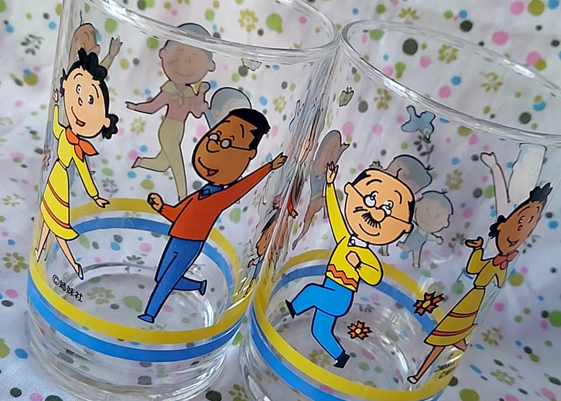 佐々木ガラス・サザエさんグラス | あんちーくKIDAN STORE