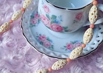 1970´s✨お花透かし彫りのチョーカーネックレス