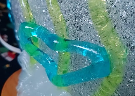 飴細工みたいなくねくね樹脂🐟魚のライト