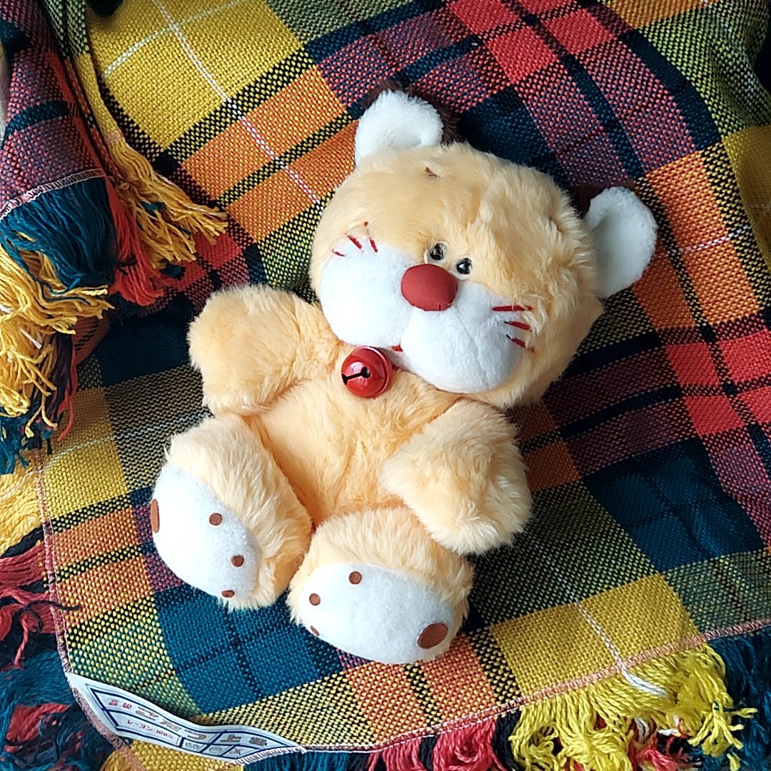 オオイケ🐱鳴き笛入りのニャーニャーねこちゃん | あんちーくKIDAN STORE