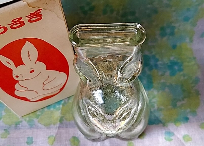 硝子の副うさぎ・貯金箱 | あんちーくKIDAN STORE 硝子の副うさぎ・貯金箱 | あんちーくKIDAN STORE
