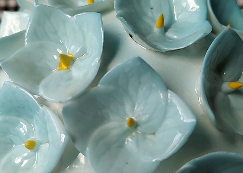 陶器の紫陽花ランプ | あんちーくKIDAN STORE