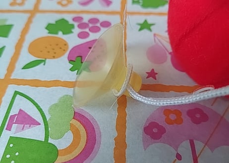 Fancy🐰🌼*･吸盤付きうさぎのマスコット ブルー