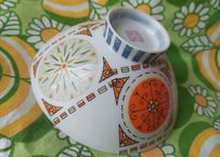 サイケなパターン柄✨お茶碗