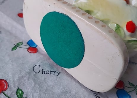 りんごのお家🍎女の子の陶器の貯金箱
