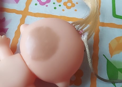 SANRIO製・小さな赤ちゃんソフビマスコット