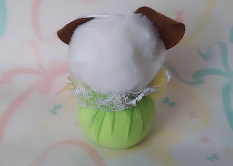Fancy🐭🌼*･吸盤付きネズミのマスコット ホワイト