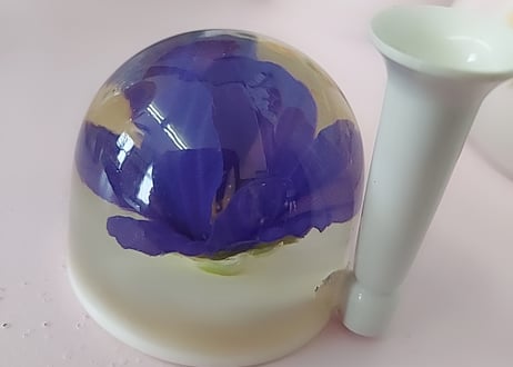 アクリル樹脂･水中花のペン立て