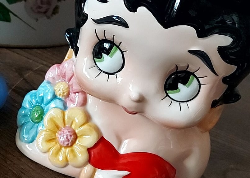 ベティーブープ💐陶器のポット | あんちーくKIDAN STORE ベティーブープ💐陶器のポット | あんちーくKIDAN STORE