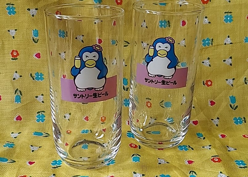 80年代・パピプペンギンズ🐧サントリーグラス ガール | あんちー