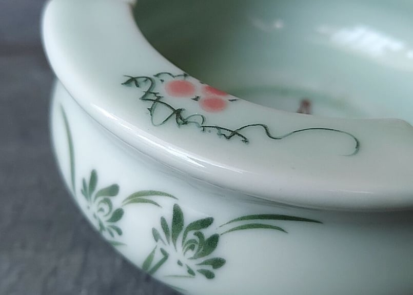 昭和46年✩.*˚パチ物グリコ、九谷灰皿 | あんちーくKIDAN STORE