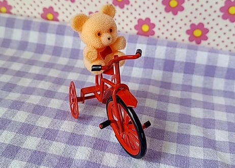 小さなくまのアイアン三輪車🧸