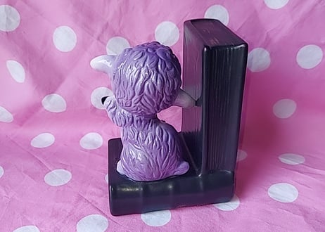 ひつじの陶器製ブックエンド