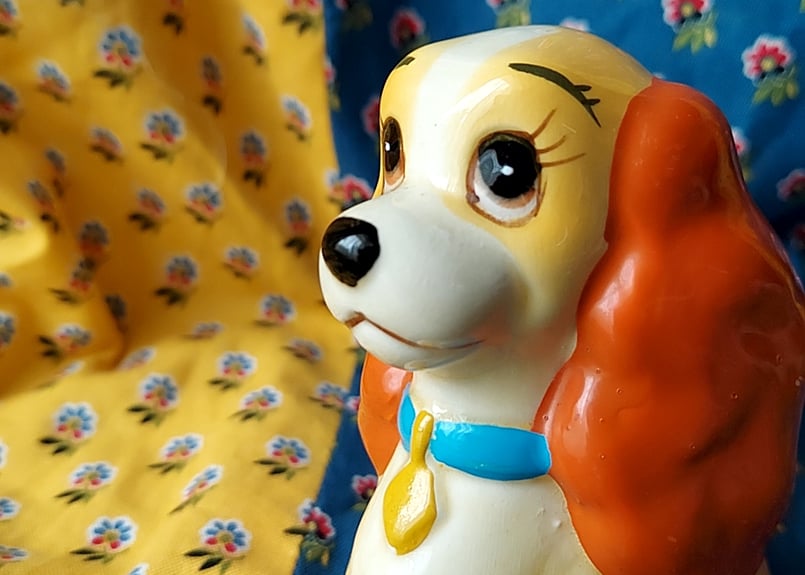 Disney・わんわん物語🐶レディ置物 | あんちーくKIDAN STORE