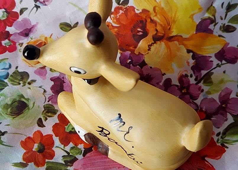 SWIMMER・瀬戸陶器、バンビの小物入れ | あんちーくKIDAN STORE