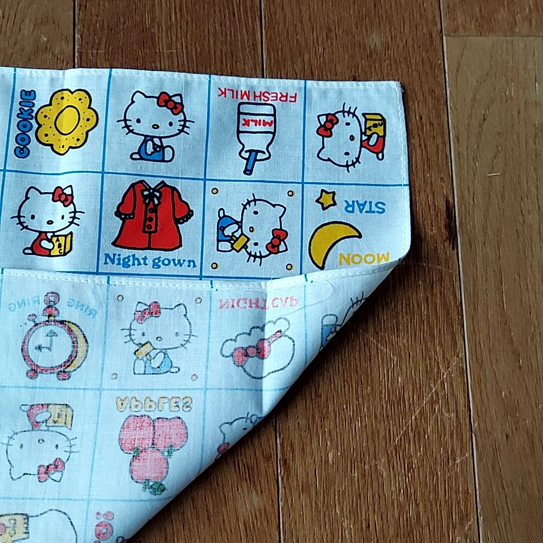 1976サンリオ・キティハンカチ カラフル | あんちーくKIDAN STORE 1976サンリオ・キティハンカチ カラフル | あんちーくKIDAN STORE