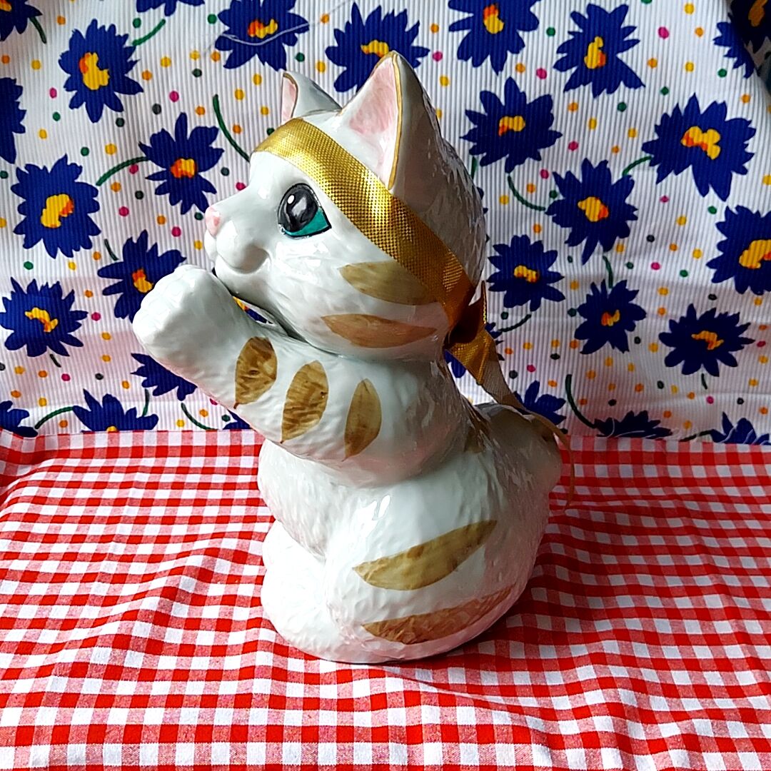 ネコの小判（感謝） お願いネコ🐱特大サイズ | あんちーくKIDAN STORE