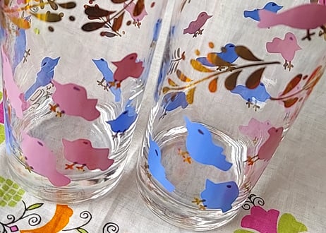 チープな鳥さんのゾンビグラス🐦