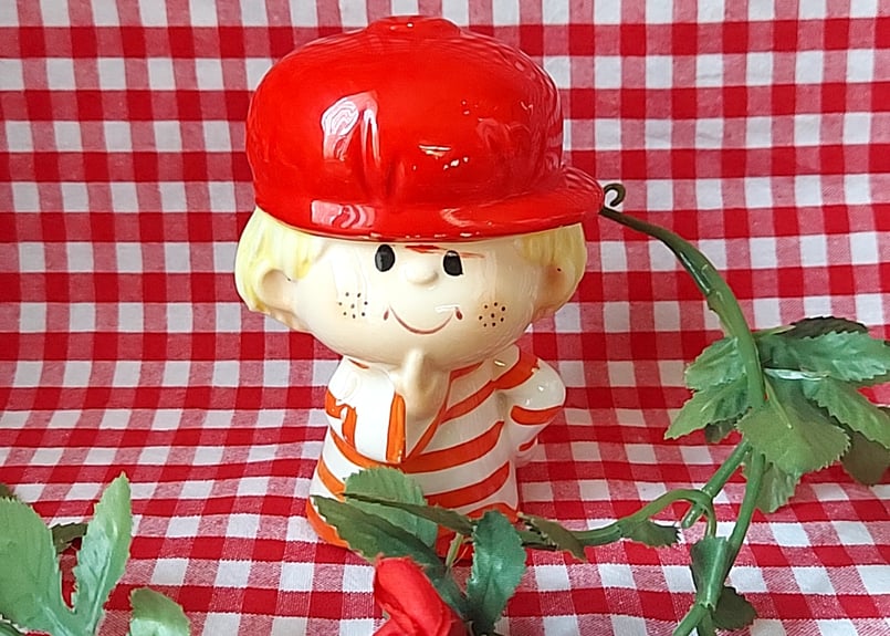 水森亜土🩷男の子の貯金箱 | あんちーくKIDAN STORE