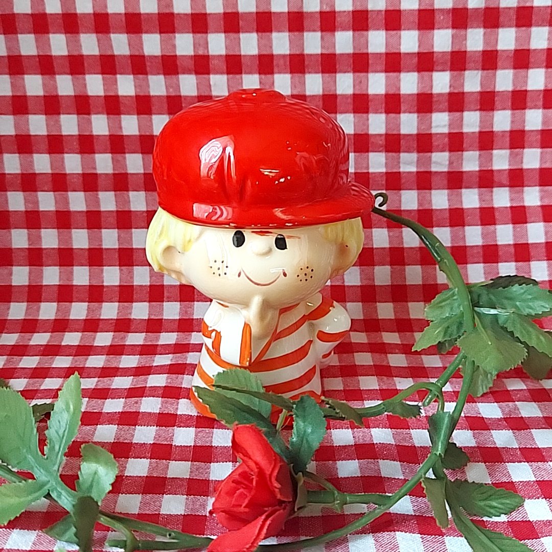 水森亜土🩷男の子の貯金箱 | あんちーくKIDAN STORE