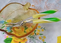 飴みたいな樹脂の姫フォーク ライムグリーン