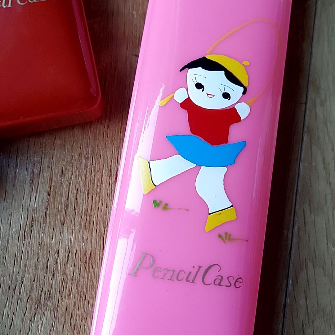 昭和30年代・セルロイド製のペンケース 縄跳び | あんちーくKIDAN STORE