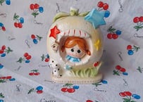りんごのお家🍎女の子の陶器の貯金箱