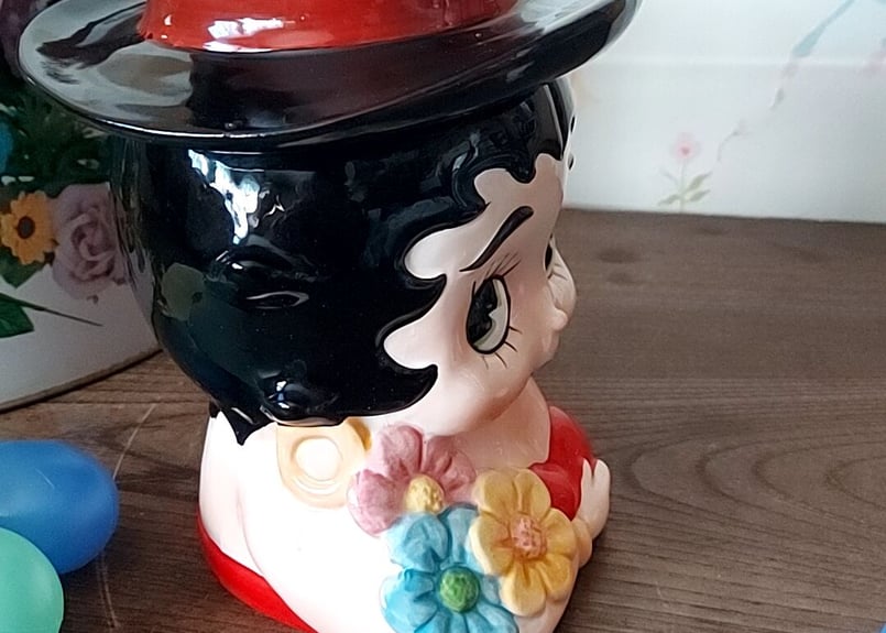 ベティーブープ💐陶器のポット | あんちーくKIDAN STORE ベティーブープ💐陶器のポット | あんちーくKIDAN STORE