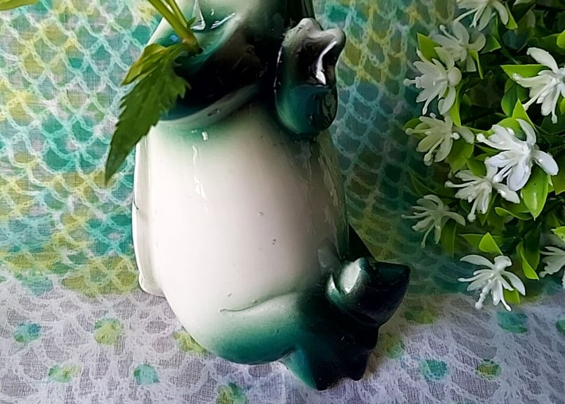 お花みたいなお沙羅の河童陶器 | あんちーくKIDAN STORE