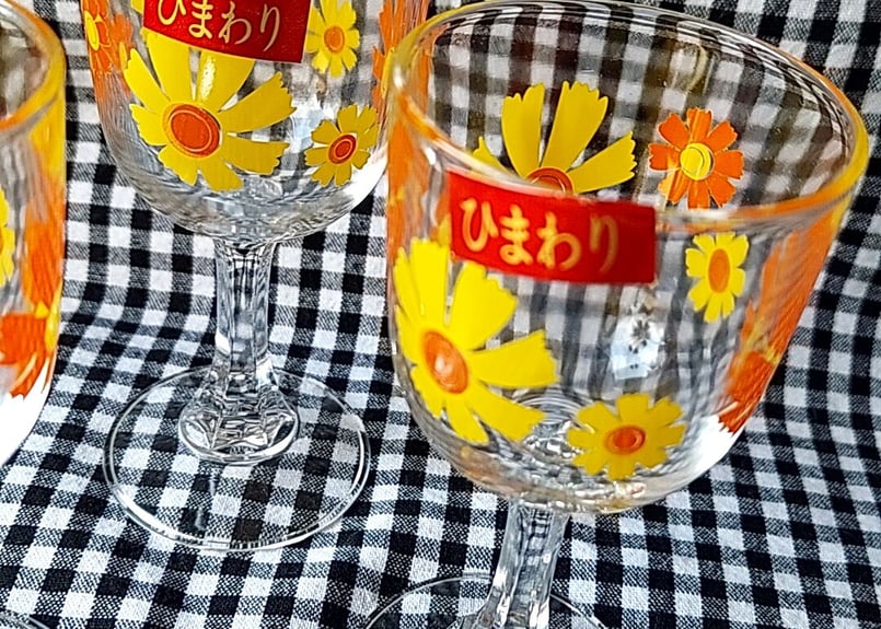アデリア・ひまわりリキュールグラス | あんちーくKIDAN STORE