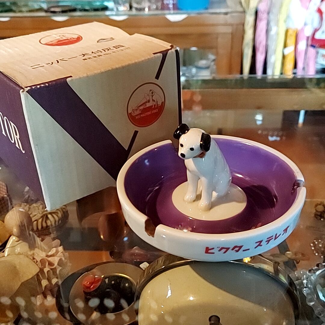 箱付き!!Victor犬。ニッパー灰皿 | あんちーくKIDAN STORE