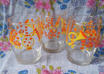 アデレックス🌼*･楽器とお花のグラス