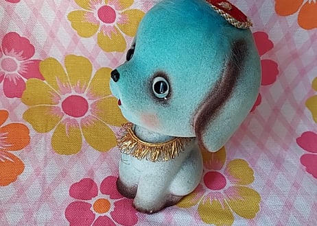 色変わり・首振りフロッキーのわんちゃん