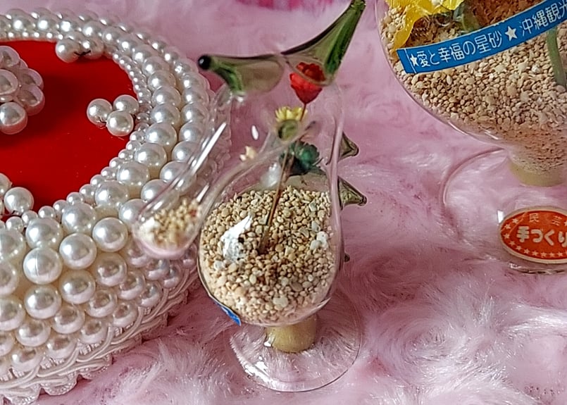 沖縄土産🌺星の砂入りタツノオトシゴ硝子 | あんちーくKIDAN STORE