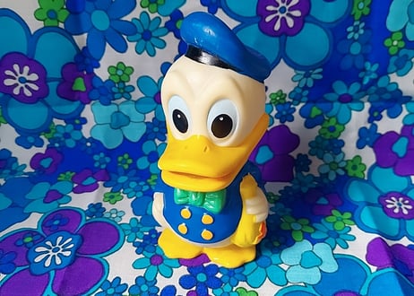 三菱銀行×Disney•ドナルド ソフビ貯金箱