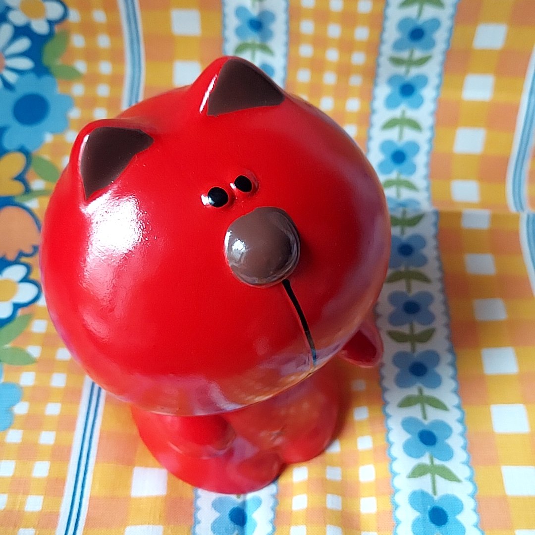 東海銀行・ノベルティ・猫の貯金箱 | あんちーくKIDAN STORE