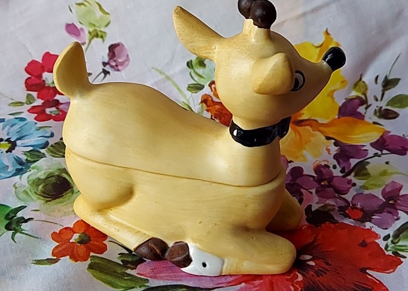 SWIMMER・瀬戸陶器、バンビの小物入れ | あんちーくKIDAN STORE