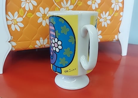 カラフルでポップなゾウ🌼*･スタンドマグカップー